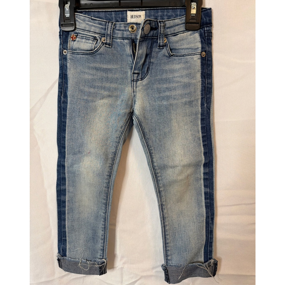 Hudson Other - Hudson Jeans UK Kids Size 5 Distressed Y2K Light Blue Dark Blue Gently Worn